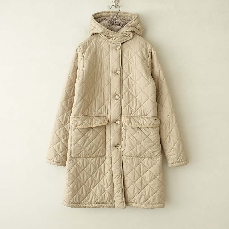 マッキントッシュ MACKINTOSH *裏ボアキルティングフーディロング 