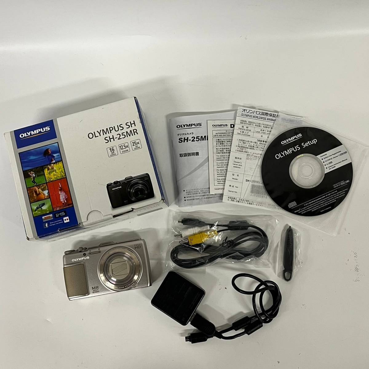 1円~【通電確認済】オリンパス OLYMPUS SH-25MR LENS 12.5× WIDE 