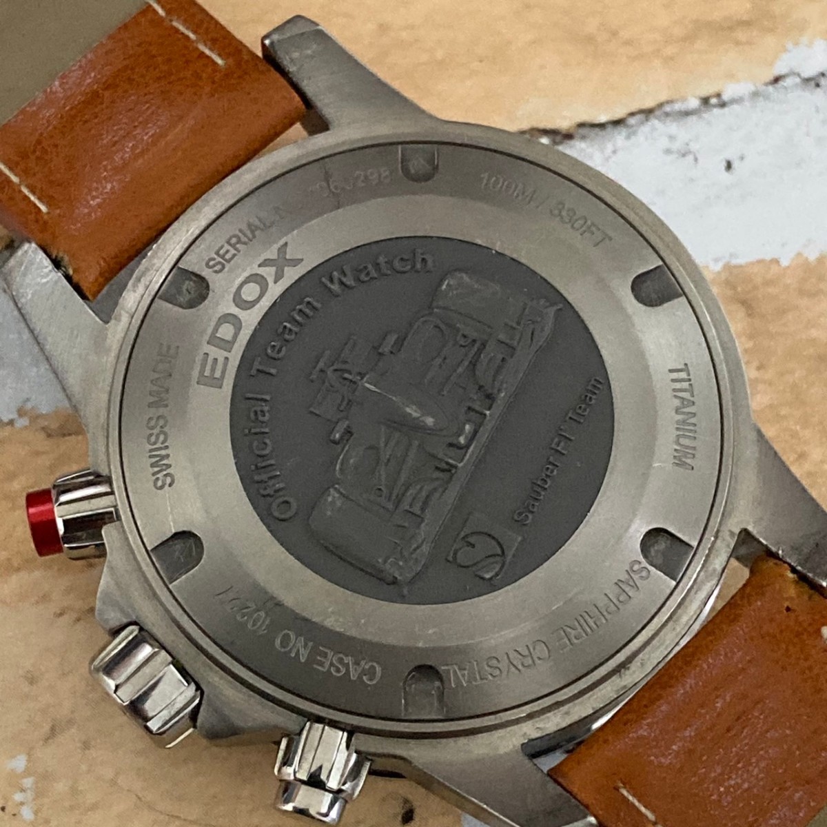 ☆美品☆動作品☆ EDOX エドックス クロノラリーS クォーツ メンズ