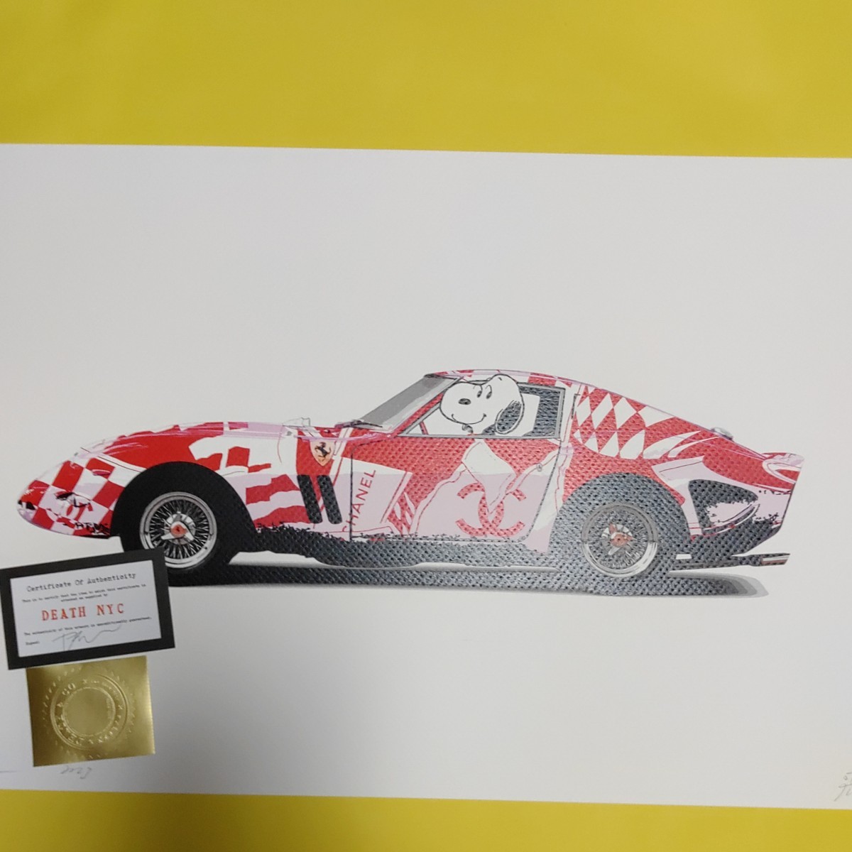 death nyc 世界限定100枚　ディスガール　浮世絵　フェラーリ death nyc 世界限定100枚 ディスガール 浮世絵 フェラーリ 【公式通販】