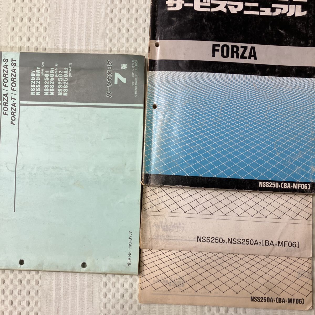 ホンダ MF06 サービスマニュアル フォルツァ FORZA フォルツァ