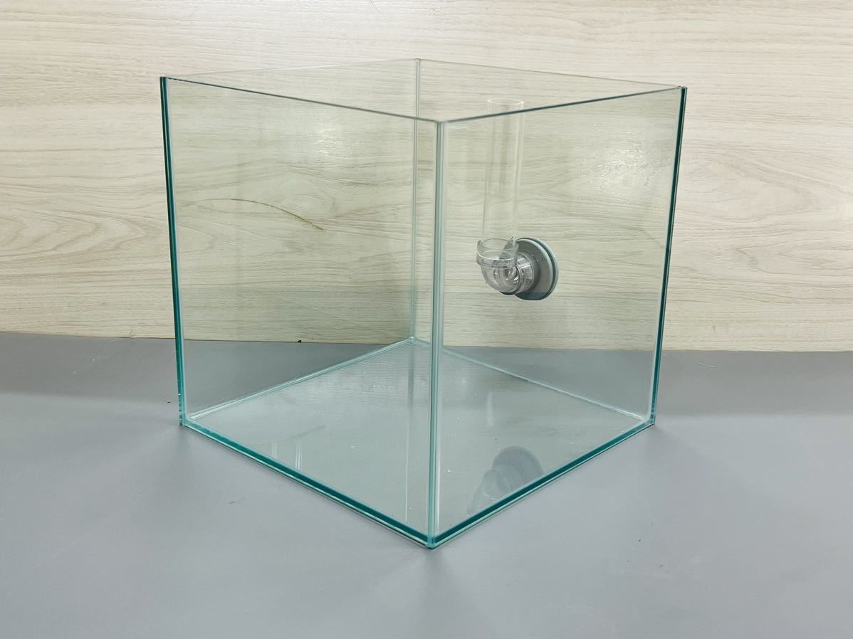 特注一点仕様 激レア 300x300x300mm ソケット加工付き水槽 クリア