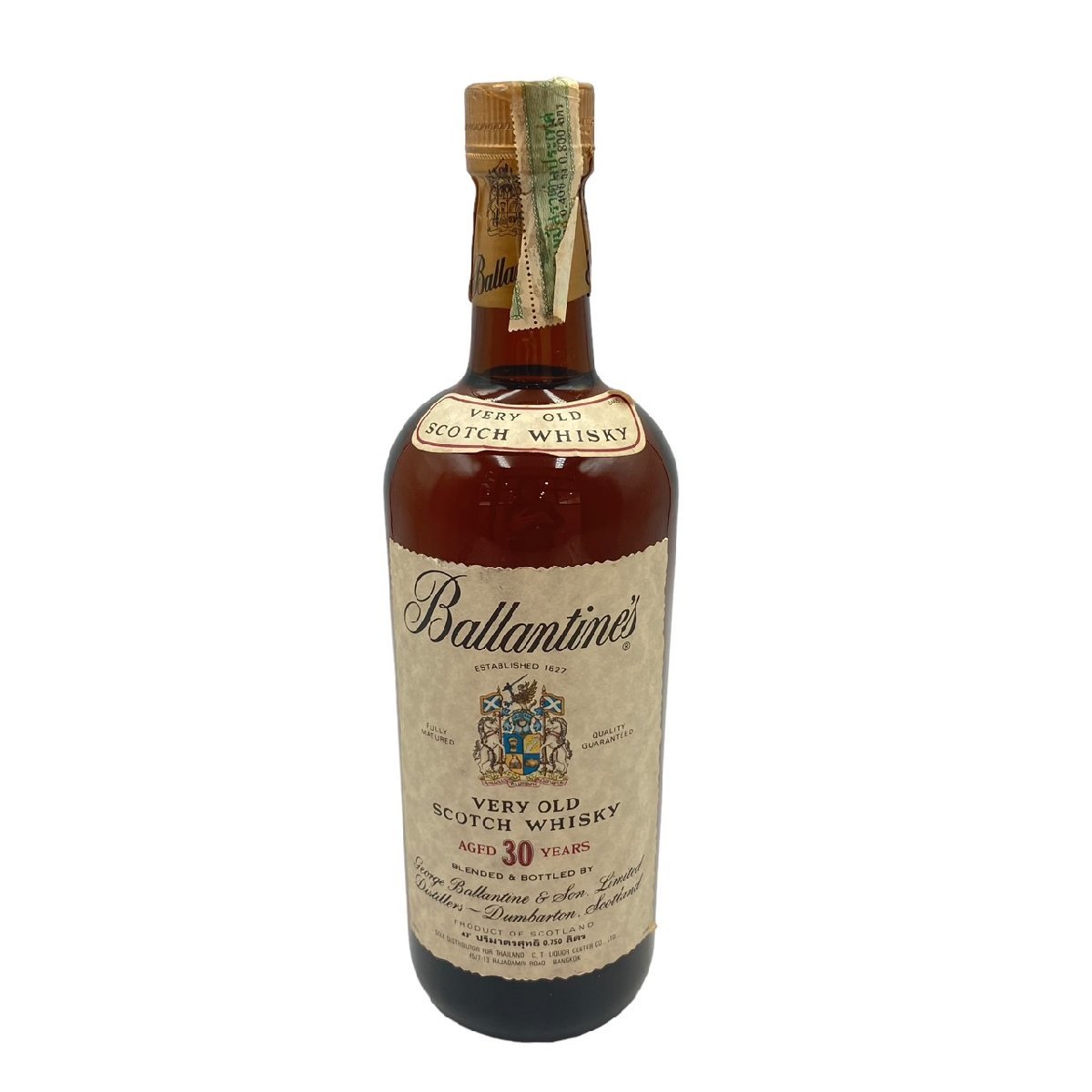 ☆バランタイン ベリーオールド スコッチウイスキー 30年 旧ラベル 金