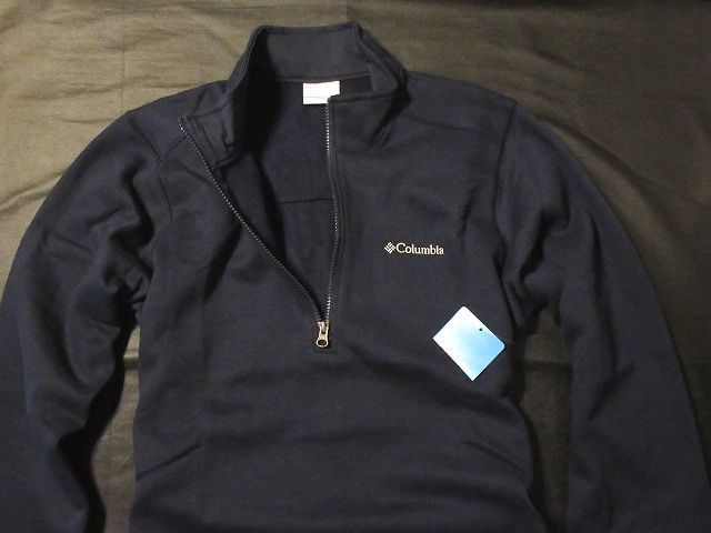 本物正規◆ コロンビア◆1/4ジップ スウェット/トレーナー■L■紺 ■新品/Barlow/日本未入荷/XM6174-464
