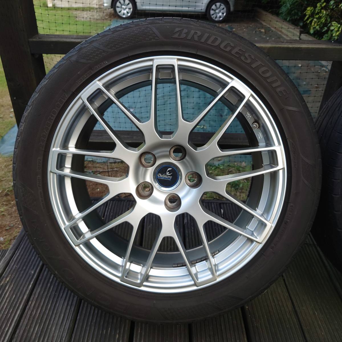 ウェッズ　WEDS デルモア LC.S 19インチ　PCD120 8J +35　ブリヂストン レグノ　245/45R19　レクサス LS LS460 LS600h_2