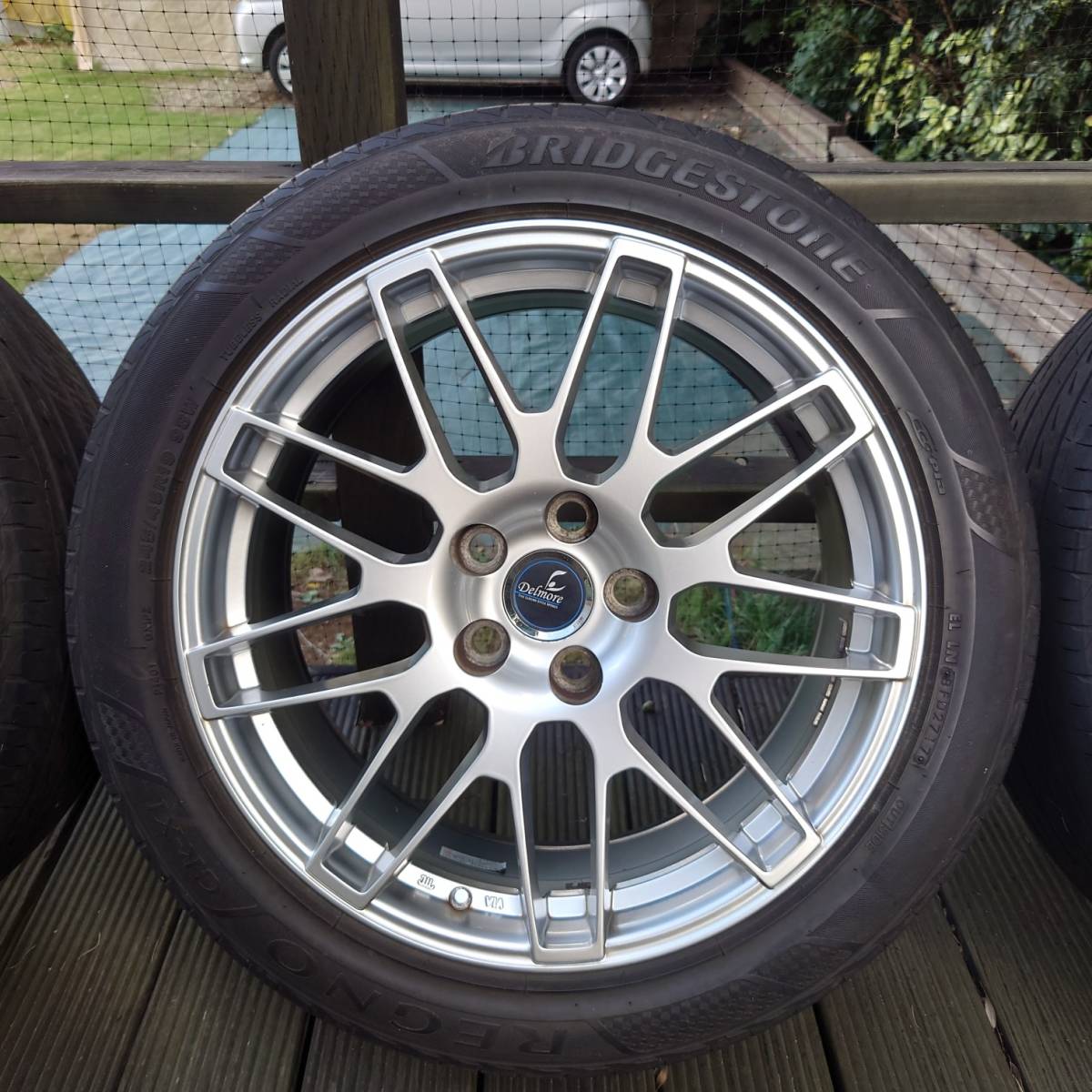 ウェッズ　WEDS デルモア LC.S 19インチ　PCD120 8J +35　ブリヂストン レグノ　245/45R19　レクサス LS LS460 LS600h_3