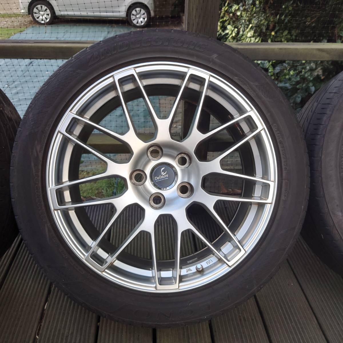 ウェッズ　WEDS デルモア LC.S 19インチ　PCD120 8J +35　ブリヂストン レグノ　245/45R19　レクサス LS LS460 LS600h_4