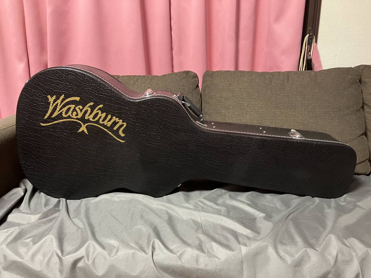美品 WASHBURN ワッシュバーン アコースティックギター 純正ハードケース WASHBURN ワッシュバーン ハードケース ワッシュバーン 美品 WASHBURN