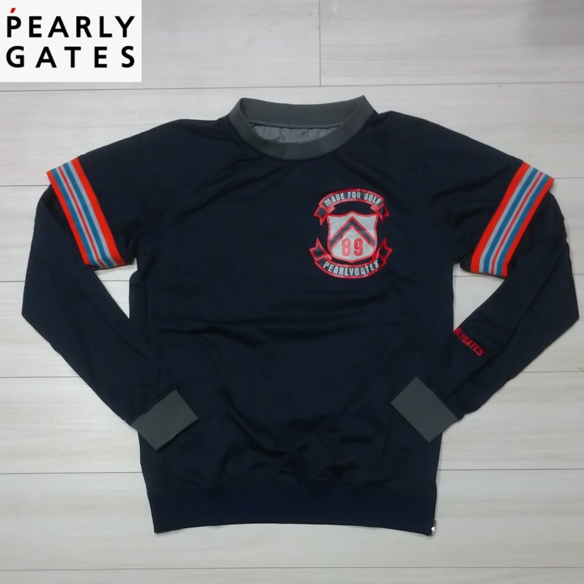 新品に近い PEARLY GATES 2way ナイロンジャケット 4 メンズ M 長袖