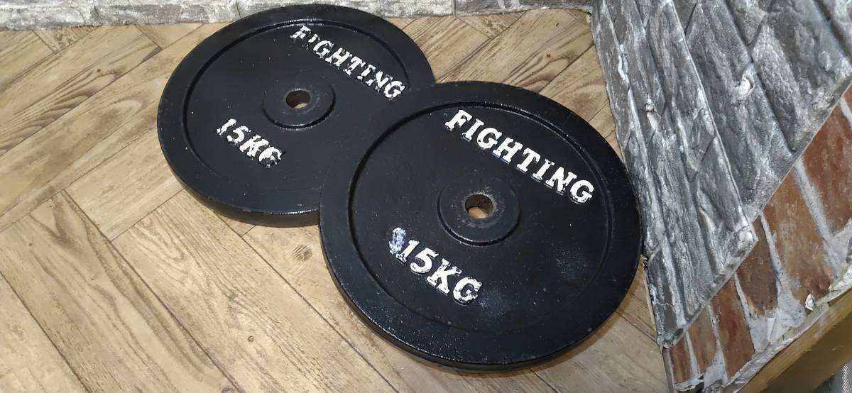 FIGHTING ROAD ファイティングロード バーベルプレート 15Kg×2/計30Kg