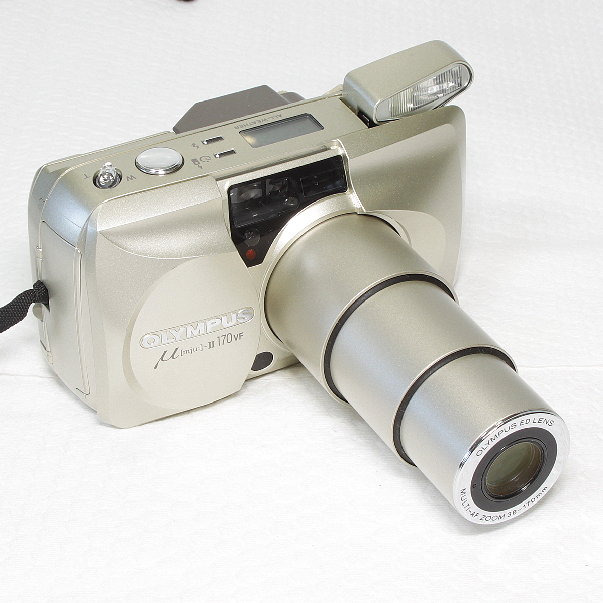 OLYMPUS μ [mju:] Ⅱ170 0 VF μ (Mju) µ-Ⅱ 動作確認OKOLYMPUS