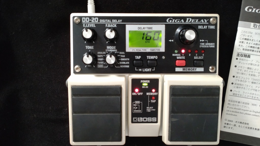 ボスBOSS/DD-20/GIGA DELAY/ディレイ中古品 DD-20 BOSS Delay DD-20⁄