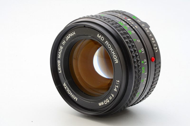 ☆極美品！☆MINOLTAミノルタ MD ROKKOR 50mm F1.4 134749 MD ミノルタ MC