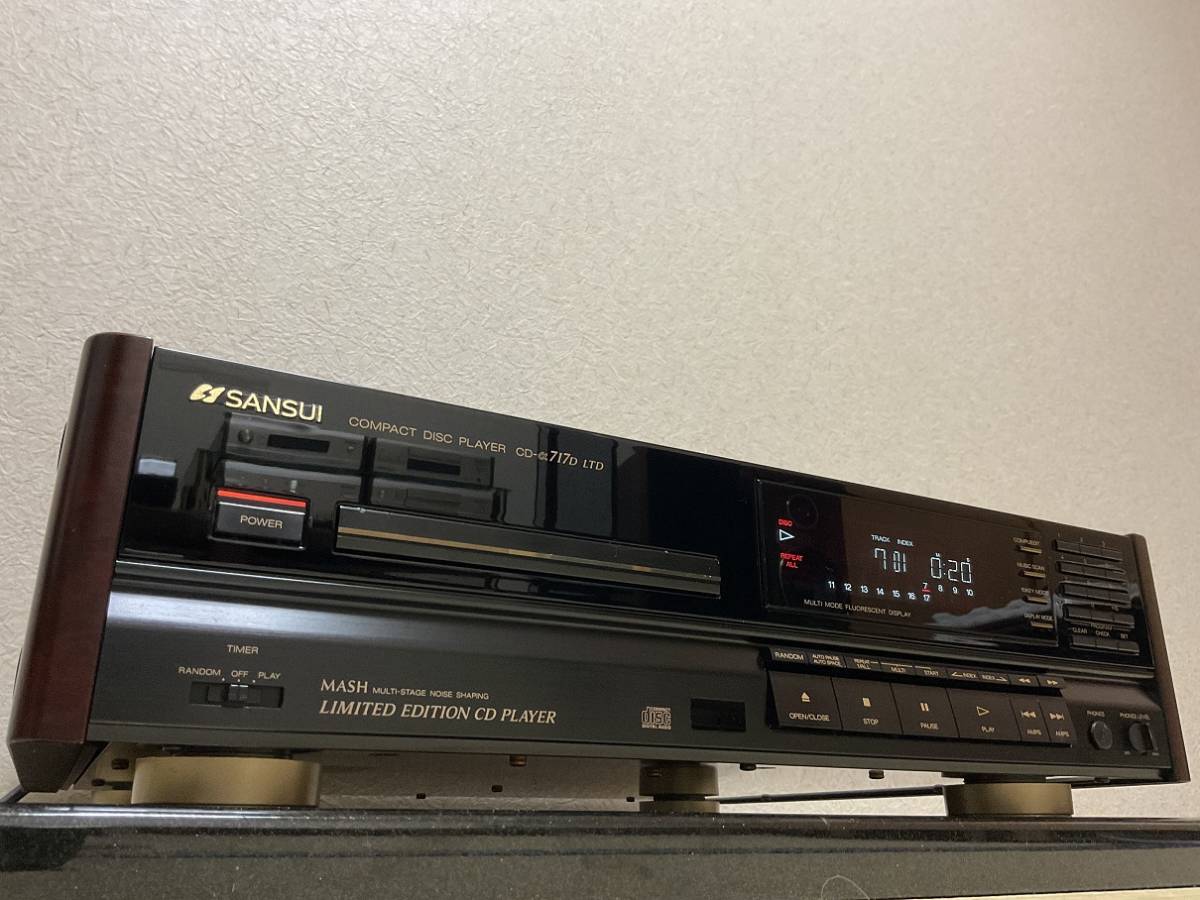 激安大特価，品質保証 の正常 サンスイ CDプレーヤ CD-&alpha;717D LTD タクトスイッチ 駆動用ゴム 交換済 詳細画像あり(一般)｜売買されたオークション情報、yahooの商品情報をアーカイブ公開 - オークファン 一般