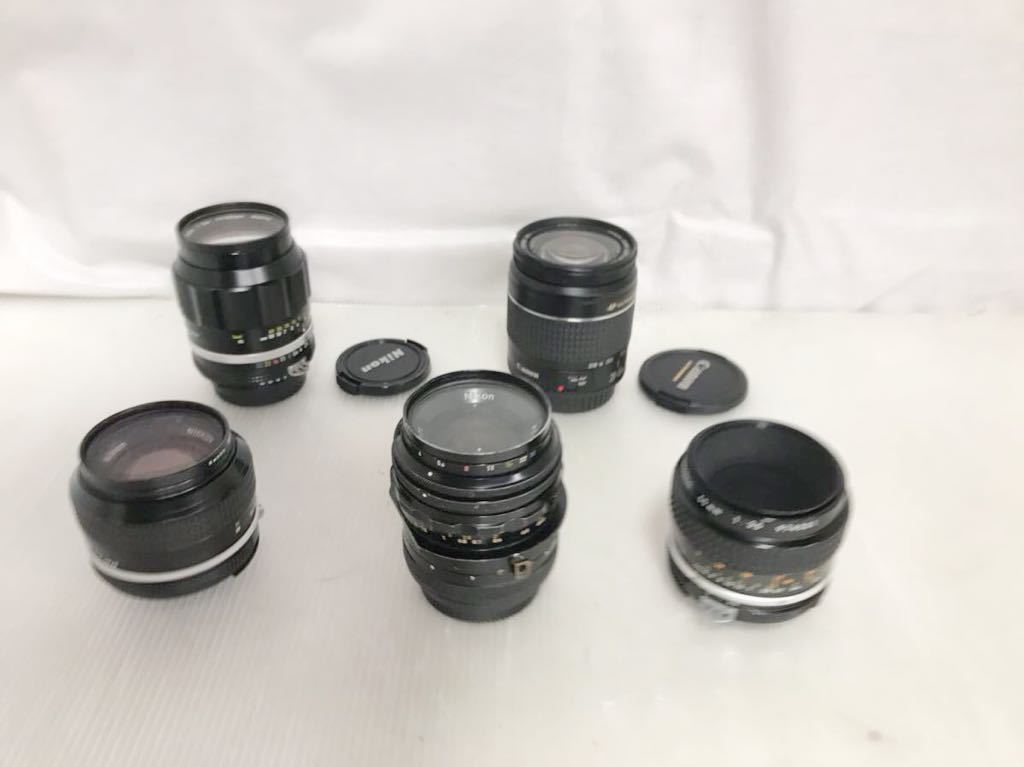 【G0851】カメラレンズ ニコン CANON 計5点