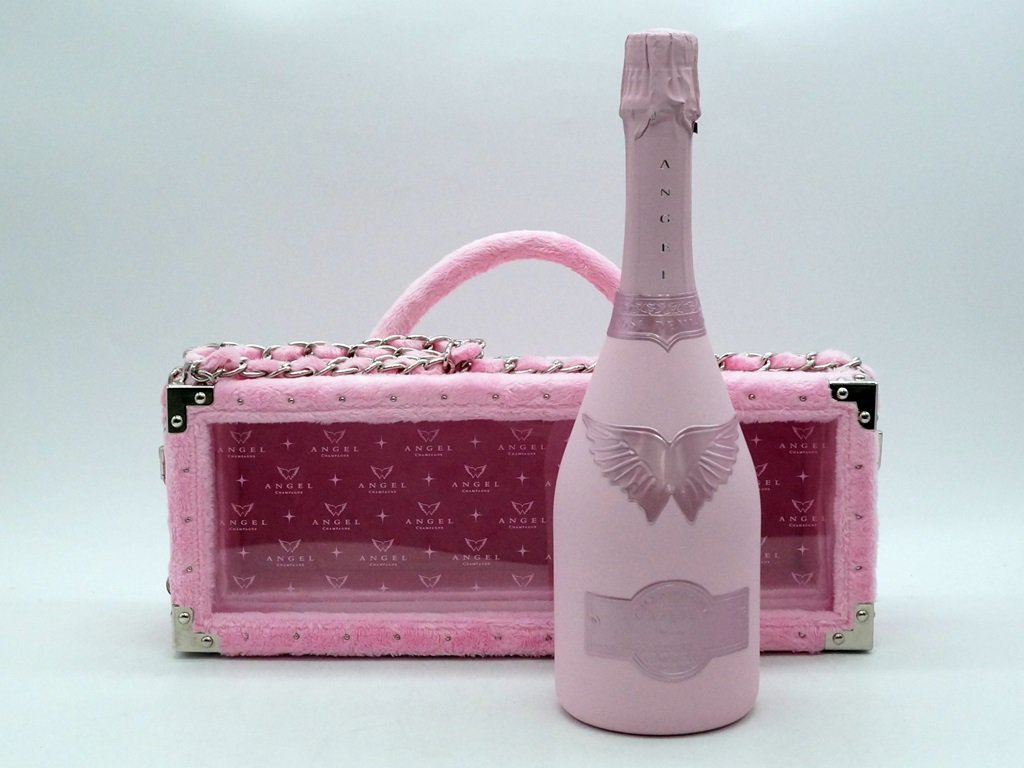 ☆ 1スタ!!【未開栓・箱付き】 ANGEL CHAMPAGNE NV Demi Sec Rose