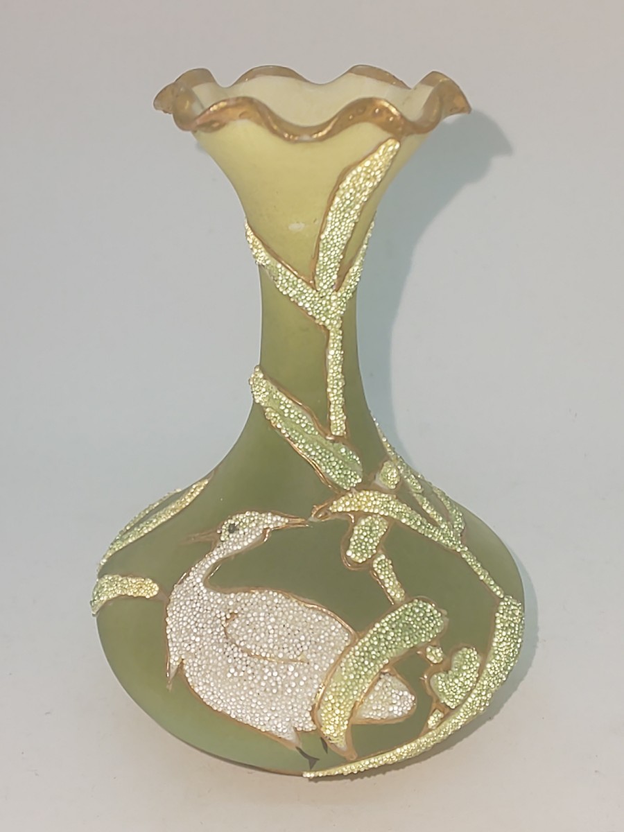 K690 薩摩焼 瓢箪形 花瓶 花器 高さ37cm 【公式通販】