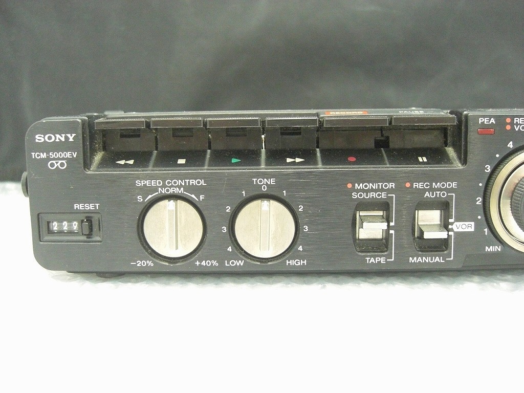 SONY TCM-5000EV カセットプレーヤー ジャンク品 【公式通販】