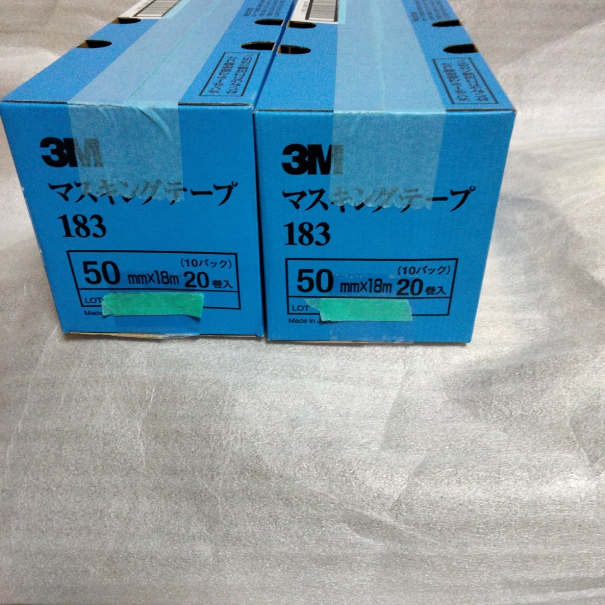 人気，本物保証 マスキングテープ　3M 183 50ミリ2箱　スリーエムマスキングテープ　50mm