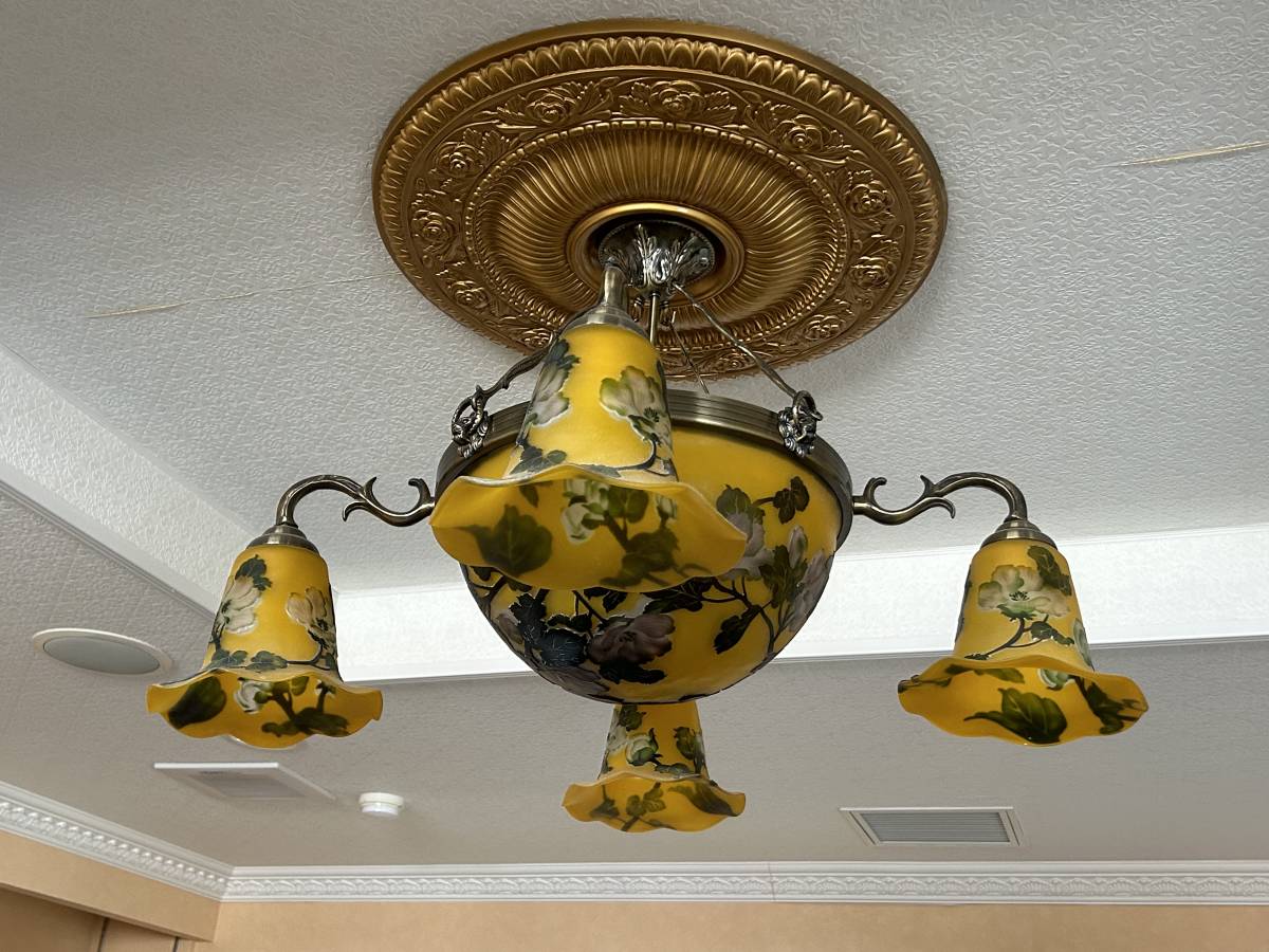 ガレのシャンデリア