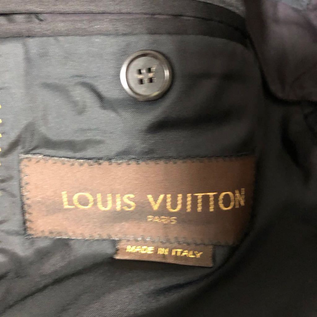究極の紳士 ルイヴィトン LOUIS VUITTON セットアップ 黒 シルク