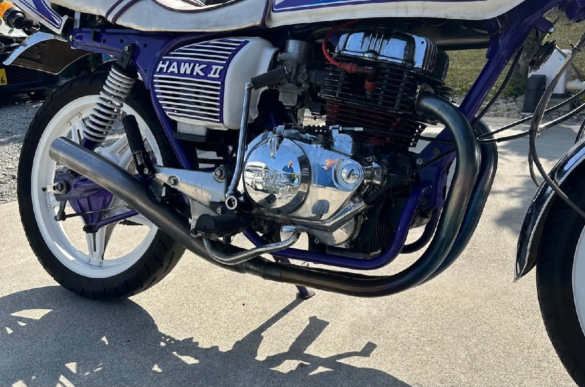 デッドライン管　美品　バブ　ホーク　cb250t スーパーホーク　cb400t バブ デッドレンジャー管 ホーク CB250T DEAD LINE KING 未使用 CB400N