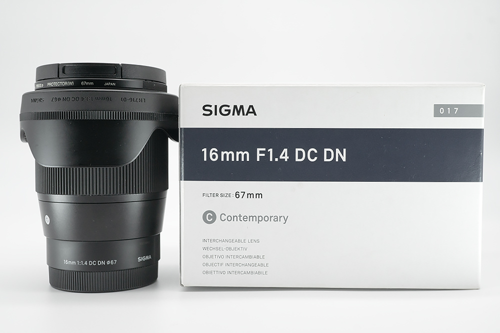 □ SIGMA シグマ □ 16mm F1.4 DC DN Contemporary ○ SONY