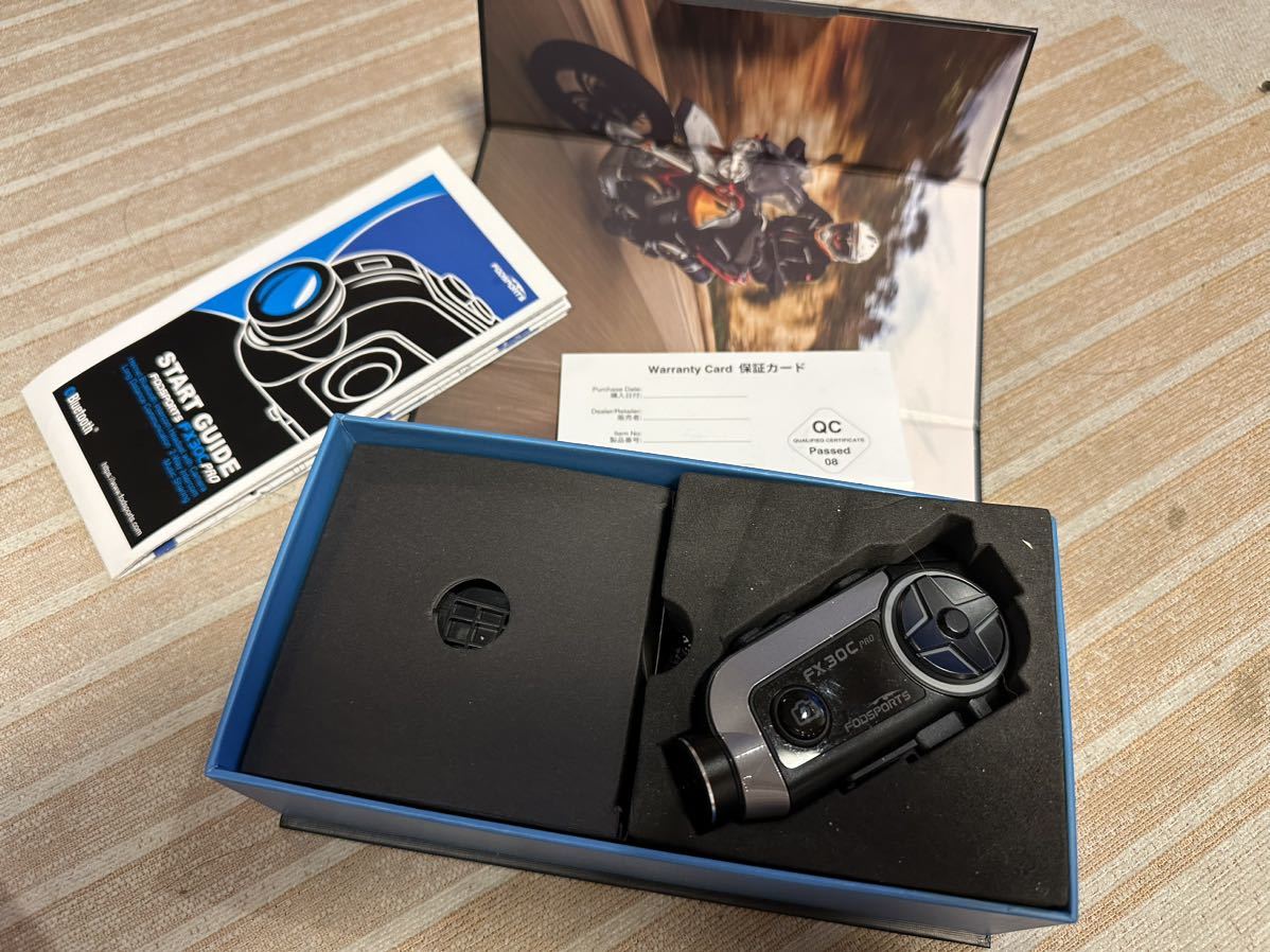 FODSPORTS FX30C PRO ドラレコ付き バイクインカム_3