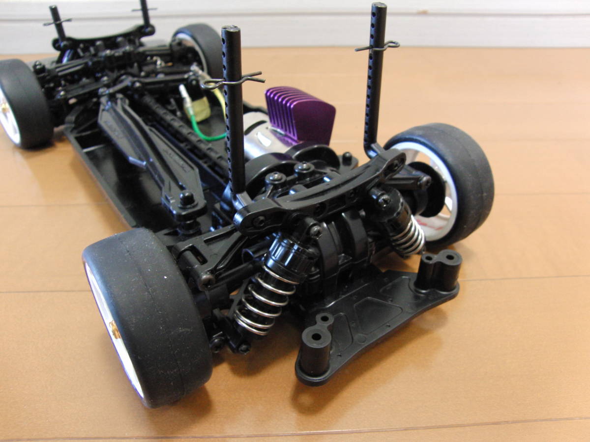 タミヤ TT-02シャーシ スカイラインGTRボディ タミヤ R34 GT-R 0 RC