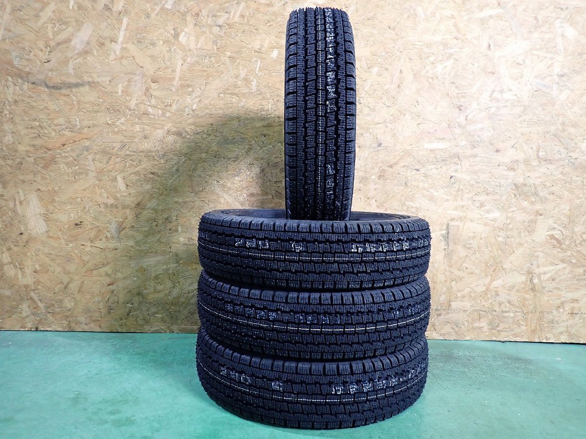 GM1720【送料無料145/80R12 80/78N】4本 2023年製 ブリヂストン W300 未使用 新品スタッドレス 軽トラ 軽バンへ 《即決有り》