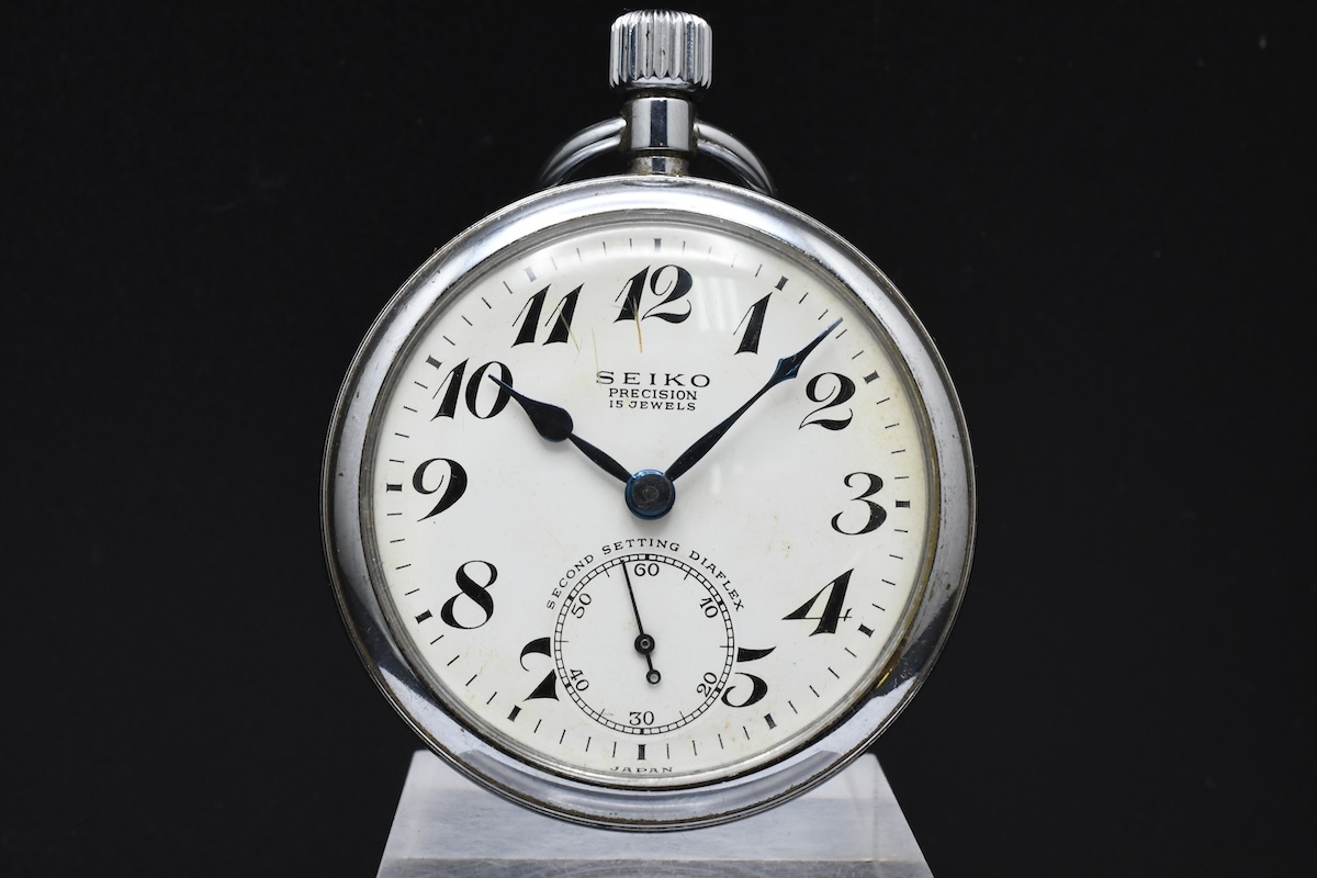 懐中時計 セイコー PRECISION 手巻き SEIKO プレシジョン 鉄道時計 15