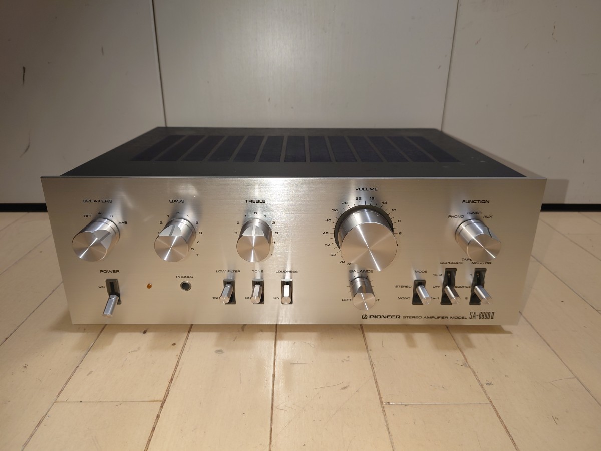 パイオニア プリメインアンプ SA-6800II Pioneer PIONEER - ☆昭和