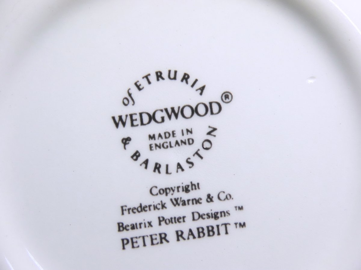 □ウェッジウッド シリアルボウル5PCSセット ピーターラビット