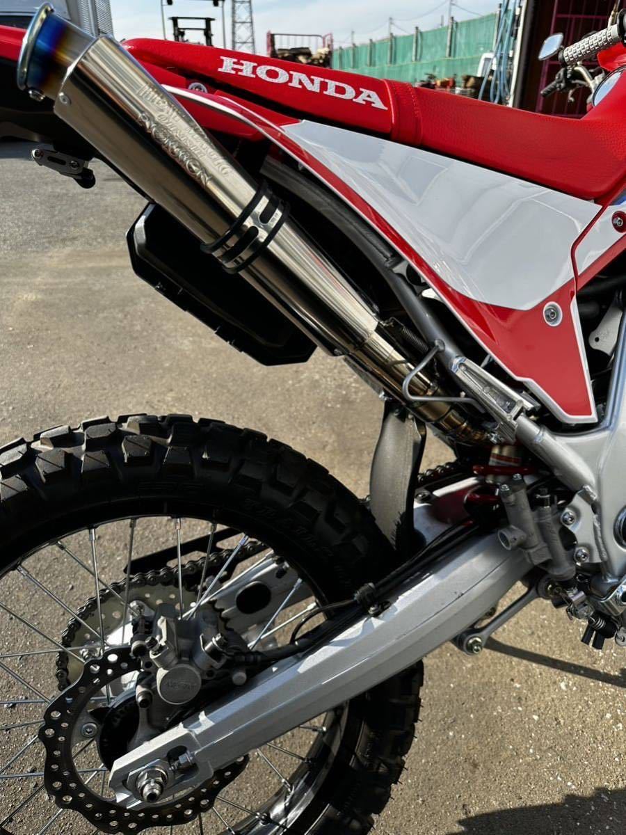 CRF250L NORIFUMI フルエキゾーストマフラー カーボンエンド