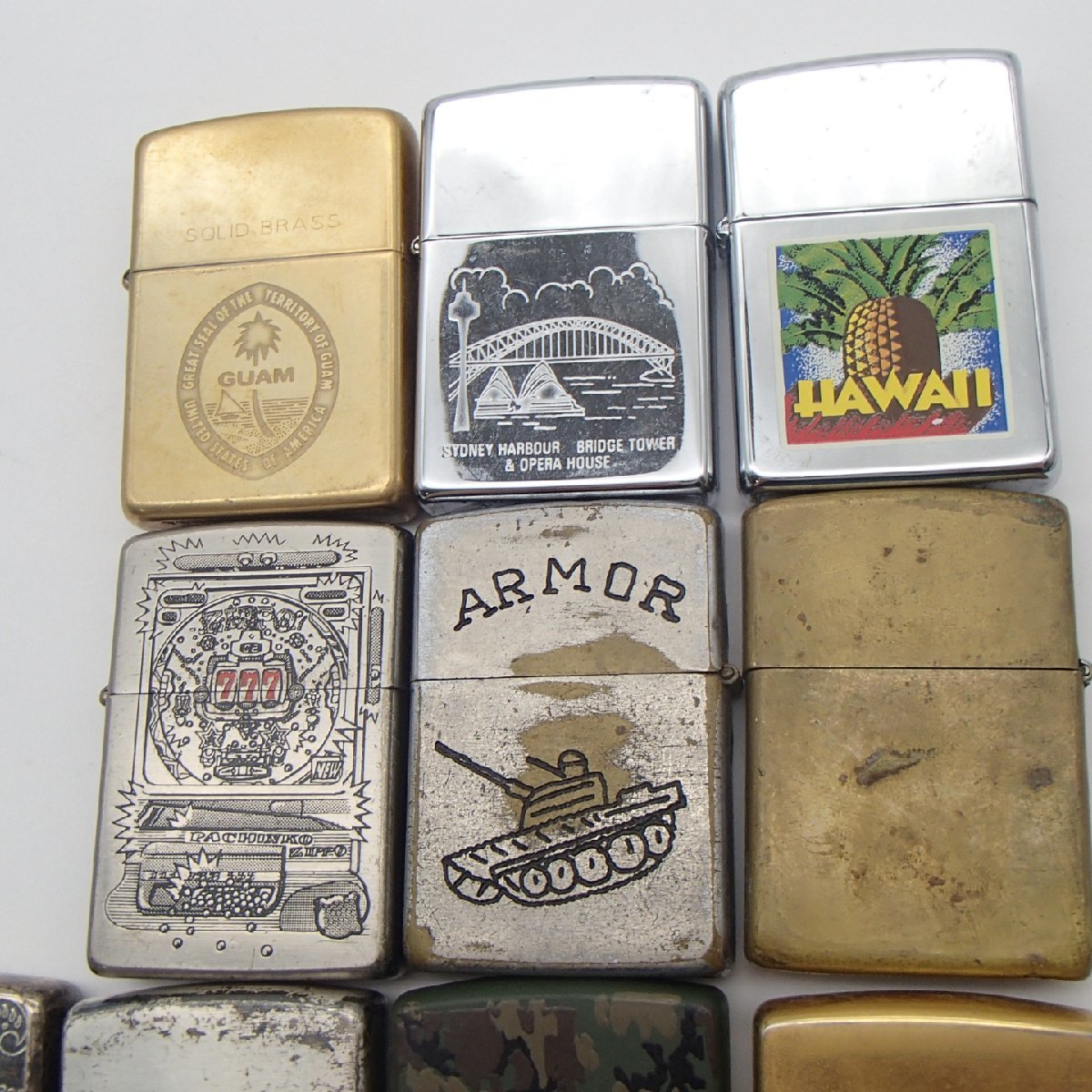 ジッポー ライター ガス ZIPPO Zippo 喫煙具 大量まとめ売り 8点セット 