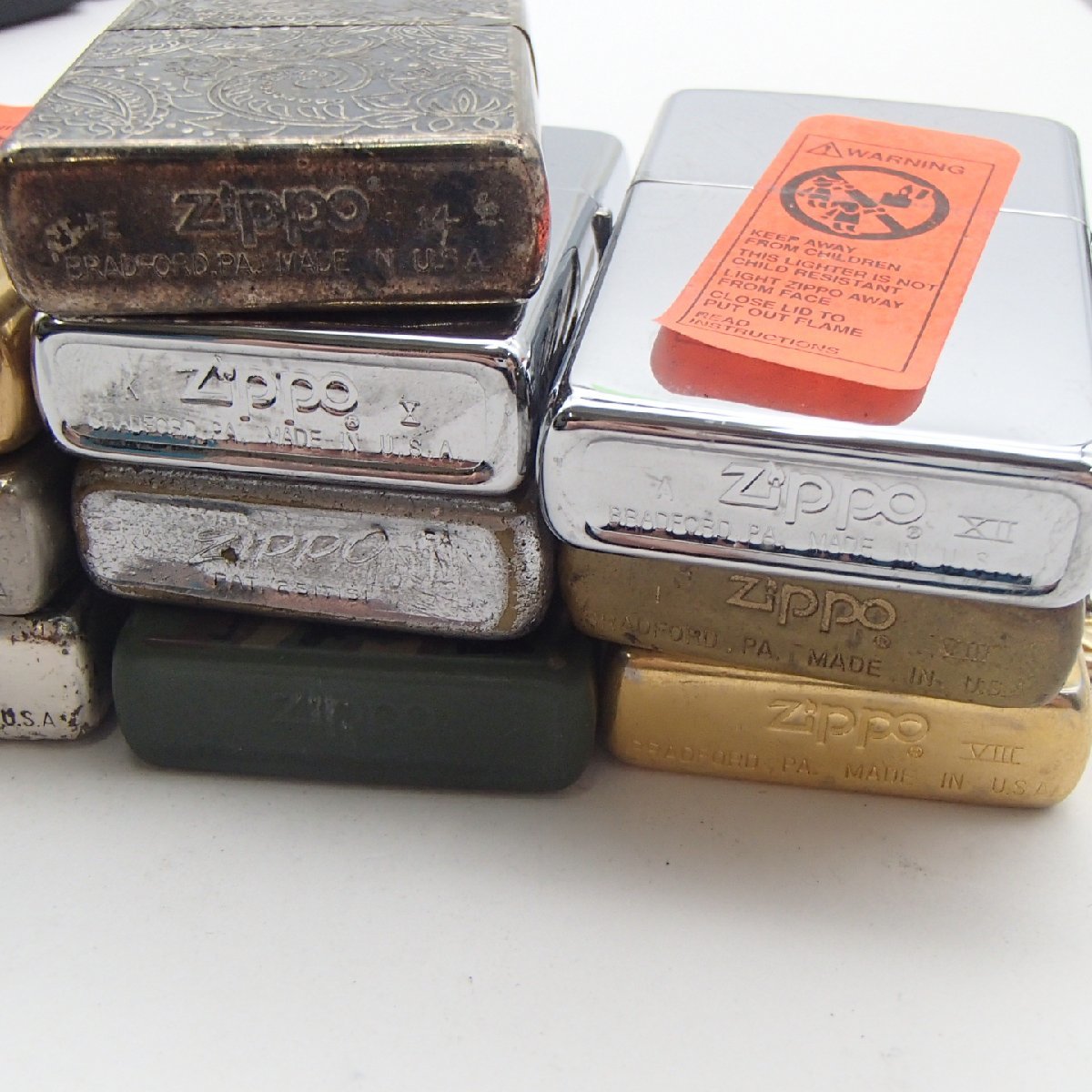 ジッポー ライター ガス ZIPPO Zippo 喫煙具 大量まとめ売り 8点セット 