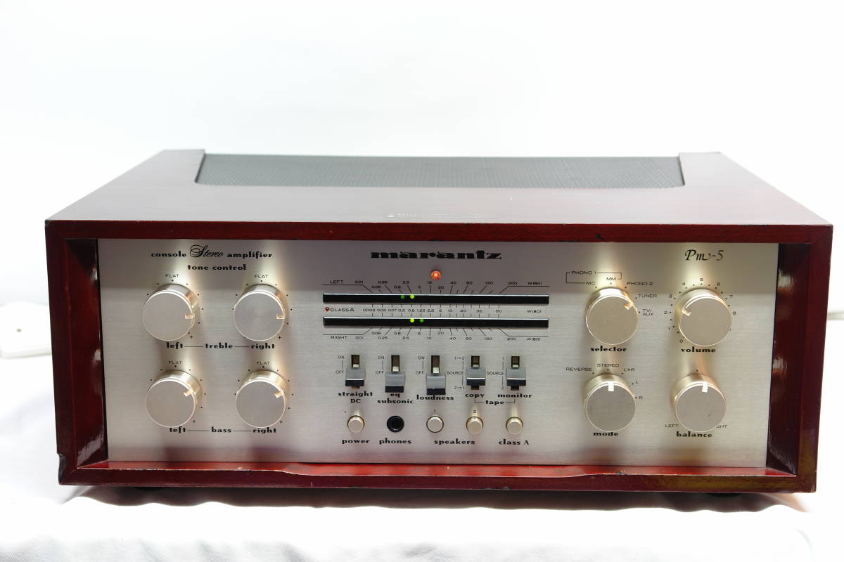 マランツ プリメインアンプ PM-5 Marantz MARANTZ オーディオ機器 音