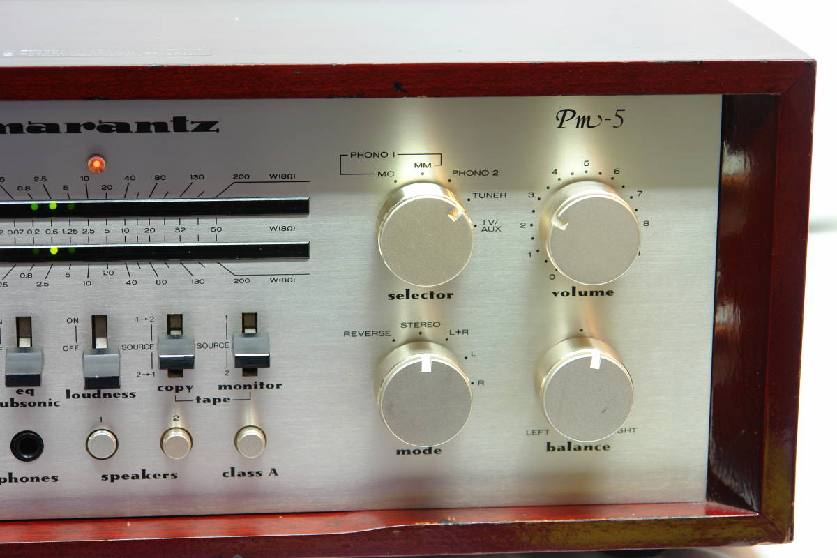 マランツ プリメインアンプ PM-5 Marantz MARANTZ オーディオ機器 音