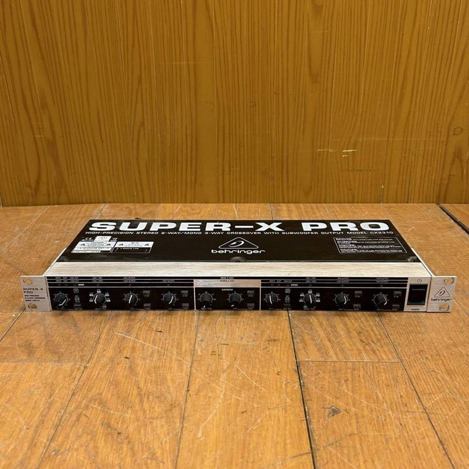 ☆BEHRINGER SUPER-X PRO CX2310☆チャンネルデバイダー☆音響機材