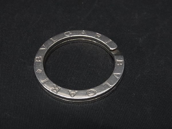 1円□極美品□ 極上品 ブルガリ キーリング ネックレストップ シルバー 