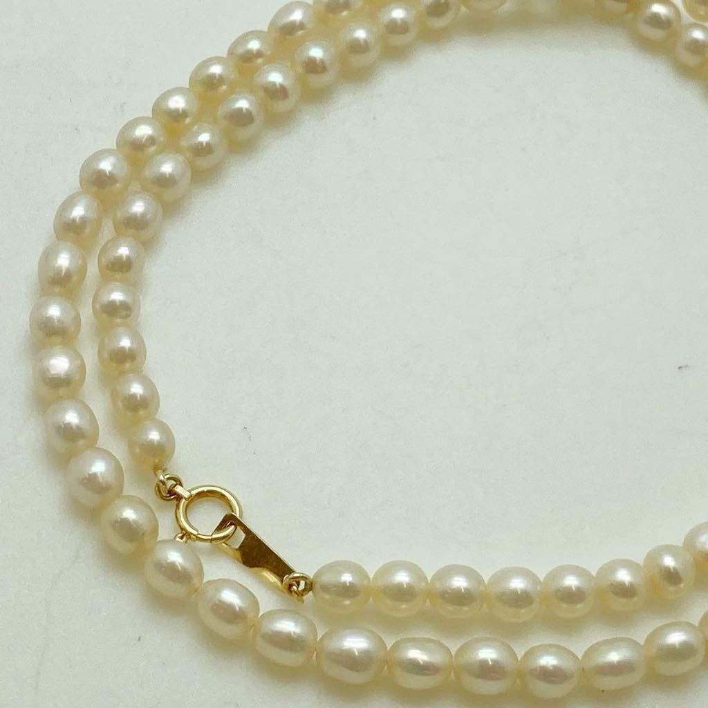 テリ強✨大珠】TASAKI パール ネックレストップ k18ダイヤ0.01ct K14WG