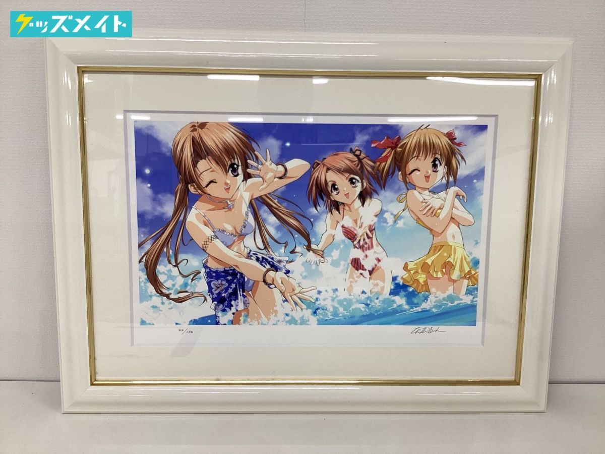 ED100】江口寿史 版画 Lena's Cafe カイカイキキ サイン入り