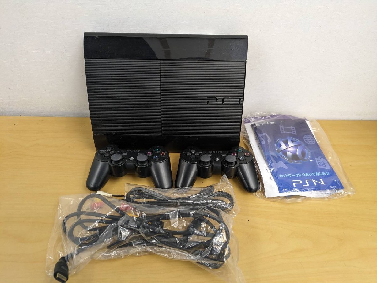 ps3 500GB 美品 コントローラー付！！ A-480☆PS3 500G ジャンク品扱い コントローラー2つ付き☆美品☆