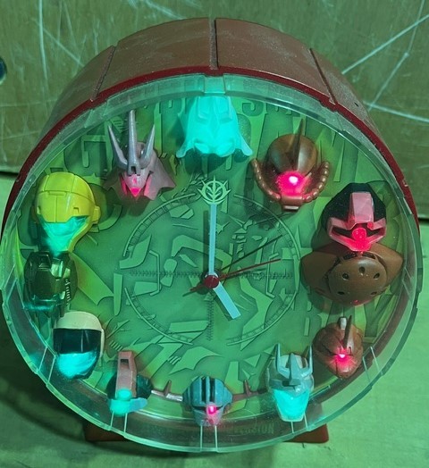 ZEON CLOCK　ジオンクロック CHAR VERSION CLOCK ジオンクロック CHAR -「zeon Yahoo!オークション シャー ZEON