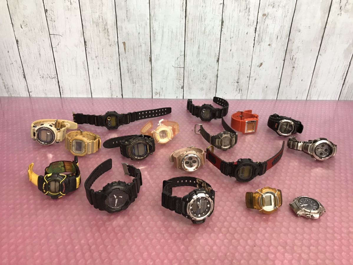 CASIO カシオ G-SHOCK/Baby-G 腕時計 計17本まとめ　中古現状品　動作未確認　(60s)