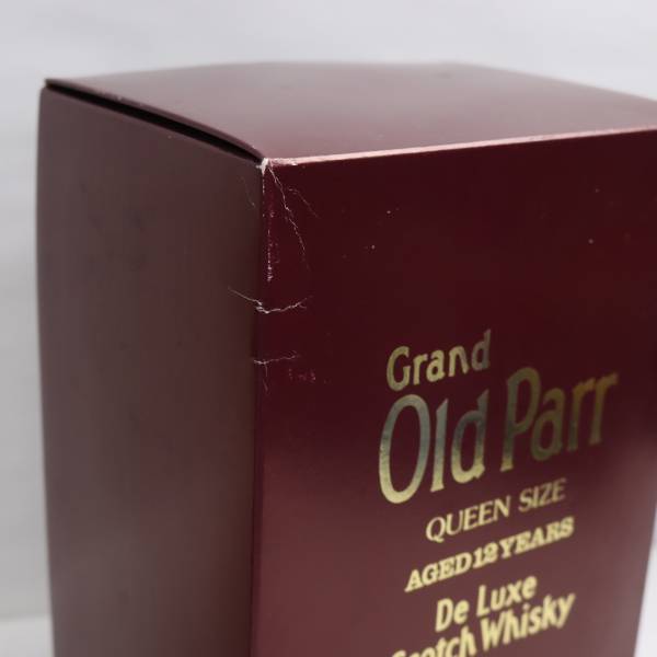 【驚きの破格値,定番】 【2本セット】Grand Old Parr(グランド オールド パー)デラックス 12年 43% 750ml・937.5ml N23L140011