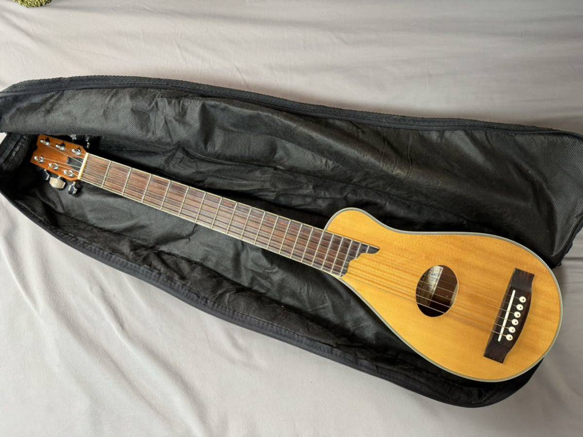 美品TINY BOY TT-40TR トラベルギター 純正ケース付 楽器・機材