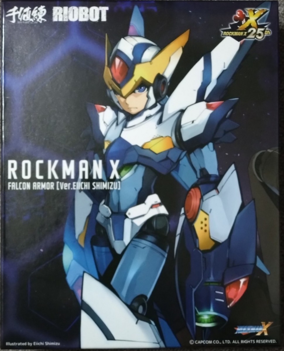【未開封】千値練 RIOBOT ロックマンX ファルコンアーマー Ver.EIICHI SIMIZU 
