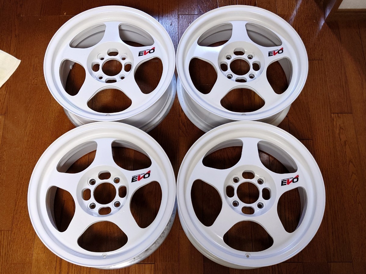当時物】【中古】リーガマスターEVO2 15インチ6.5j＋35 4本セット 