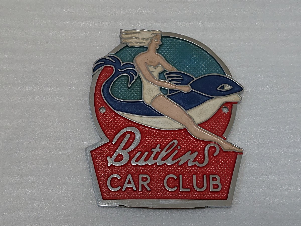Butlins Car Club ビンテージカーバッジ カーバッジ グリルバッジ 英国 